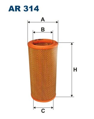 FILTRU AER FILTRON AR 314 - Compatibil cu CITROEN, PEUGEOT