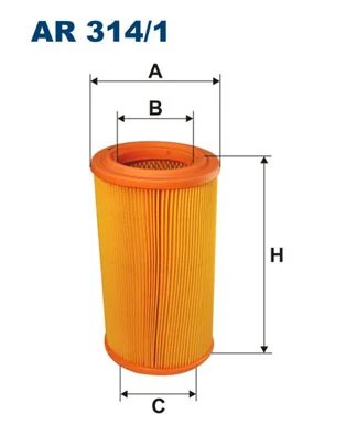 FILTRU AER FILTRON AR 314/1 - Compatibil cu CITROEN, PEUGEOT