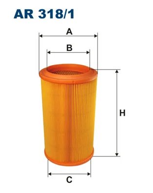 FILTRU AER FILTRON AR 318/1 - Compatibil cu LANCIA