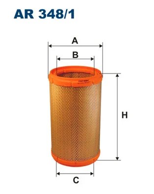 FILTRU AER FILTRON AR 348/1 - Compatibil cu ALFA ROMEO, LANCIA