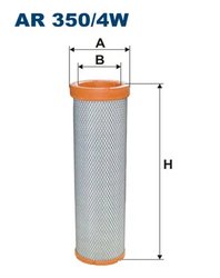 FILTRU AER SECUNDAR FILTRON AR 350/4W - Piesa auto compatibila cu mai multe marci