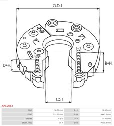 Punte diode AS-PL ARC0063