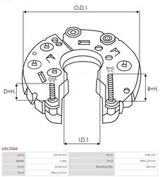 Punte diode AS-PL ARC0066