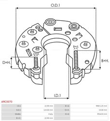 Punte diode AS-PL ARC0070