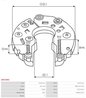 PUNTE DIODE AS-PL ARC0091 - Piesa auto compatibila cu mai multe marci