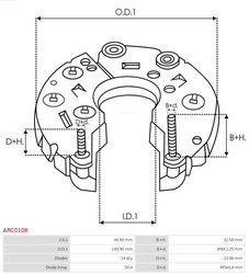 Punte diode AS-PL ARC0108