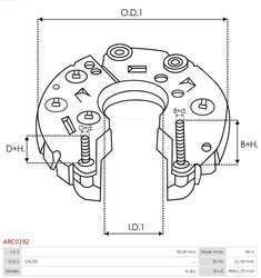 Punte diode AS-PL ARC0192