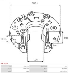 Punte diode AS-PL ARC2020