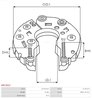 PUNTE DIODE AS-PL ARC3023 - Piesa auto compatibila cu mai multe marci
