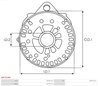 CAPAC PROTECTOR ALTERNATOR AS-PL ARC3138S - Piesa auto compatibila cu mai multe marci
