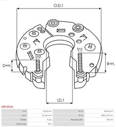 Punte diode AS-PL ARC4016