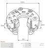 PUNTE DIODE AS-PL ARC5011 - Piesa auto compatibila cu mai multe marci