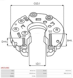 Punte diode AS-PL ARC5196S