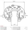 PUNTE DIODE AS-PL ARC6006 - Piesa auto compatibila cu mai multe marci