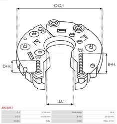Punte diode AS-PL ARC6057