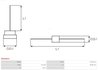 PUNTE DIODE AS-PL ARD9023 - Piesa auto compatibila cu mai multe marci