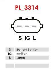 Regulator alternator AS-PL ARE6002T