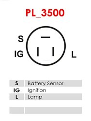 Regulator alternator AS-PL ARE6012