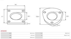 KIT REPARATIE ALTERNATOR AS-PL ARS0030 - Piesa auto compatibila cu mai multe marci