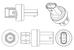 Comutator presiune aer conditionat MAHLE ASE 13 000P