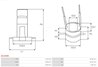 Colector, alternator AS-PL ASL9006