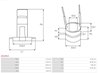 Colector, alternator AS-PL ASL9014