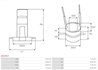 Colector, alternator AS-PL ASL9017
