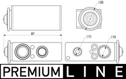 Supapa expansiune clima MAHLE AVE 18 000P