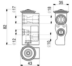 Supapa expansiune clima MAHLE AVE 2 000P