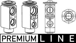 Supapa expansiune clima MAHLE AVE 68 000P