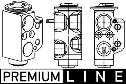 SUPAPA EXPANSIUNE CLIMA MAHLE AVE 71 000P - Compatibil cu VW
