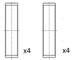 CUZINETI BIELA FAI AUTOPARTS BB2017-025 - Compatibil cu OPEL, SAAB, VAUXHALL