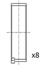 CUZINETI BIELA FAI AUTOPARTS BB2070-STD - Compatibil cu ALFA ROMEO, CADILLAC, CHRYSLER, FIAT, OPEL, SAAB, SUZUKI, VAUXHALL