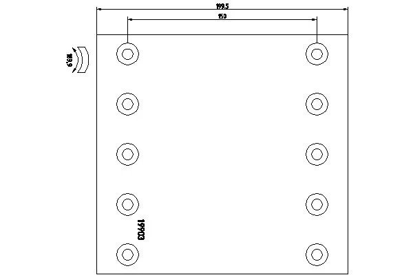 SET GARNITURI DE FRICTIUNE FRANA TAMBUR DON BC1001011S7340 - Piesa auto compatibila cu mai multe marci