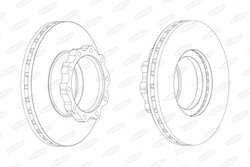 DISC FRANA BERAL BCR144A - Compatibil cu MAN