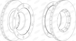 DISC FRANA BERAL BCR172A - Piesa auto compatibila cu mai multe marci