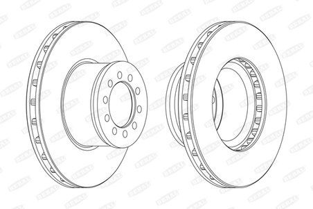 DISC FRANA BERAL BCR186A - Compatibil cu MERCEDES-BENZ