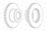 DISC FRANA BERAL BCR186A - Compatibil cu MERCEDES-BENZ