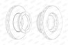 DISC FRANA BERAL BCR190A - Compatibil cu MERCEDES-BENZ
