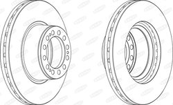 DISC FRANA BERAL BCR201A - Piesa auto compatibila cu mai multe marci