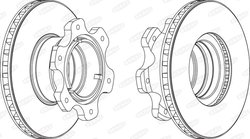 Disc frana Beral BCR208A