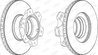 DISC FRANA BERAL BCR209A - Compatibil cu MERCEDES-BENZ