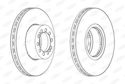 DISC FRANA BERAL BCR218A - Compatibil cu RENAULT TRUCKS