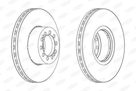 DISC FRANA BERAL BCR218A - Compatibil cu RENAULT TRUCKS