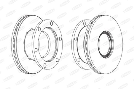 DISC FRANA BERAL BCR219A - Compatibil cu RENAULT TRUCKS