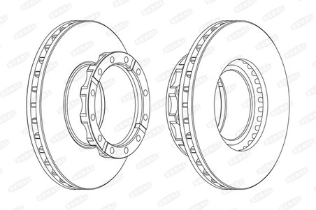 Disc frana Beral BCR254A
