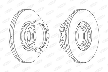 DISC FRANA BERAL BCR272A - Compatibil cu MAN