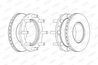 DISC FRANA BERAL BCR308A - Compatibil cu IVECO