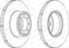 DISC FRANA BERAL BCR321A - Compatibil cu IVECO