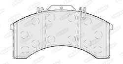 Set placute frana Beral BCV29011T